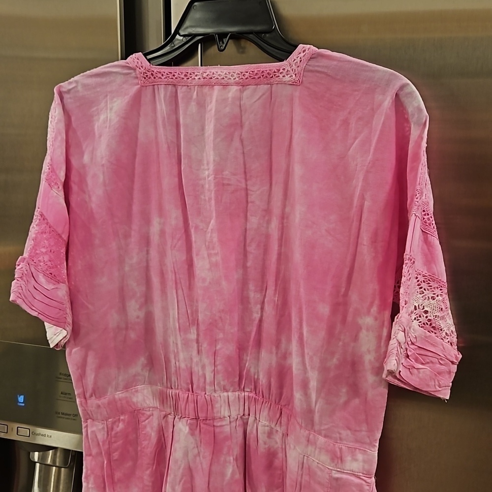 💕LOVESHACKFANCY💕 Edie Midi Dress ~ Begonia Hand Dye Medium M NWT - Picture 13 of 16